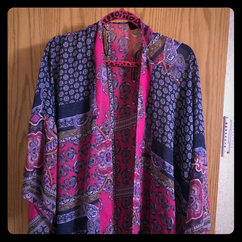 Boho paisley Kimono